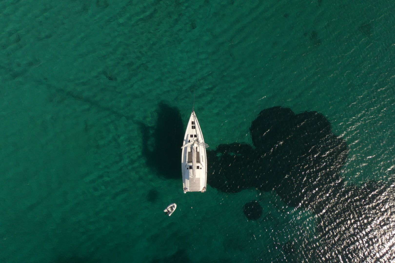 yacht-air view