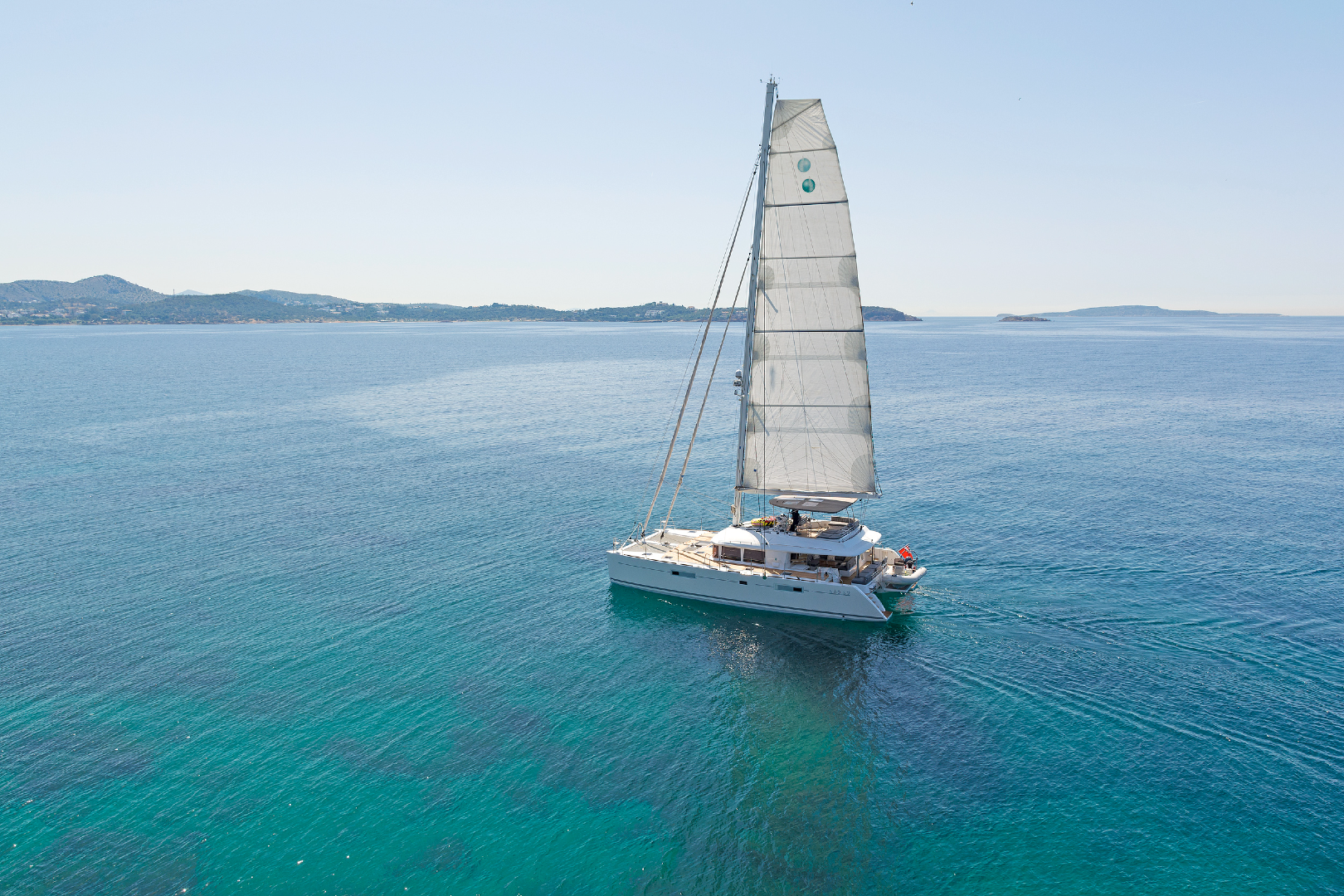 luxury-sailing-catamaran-Sea Bliss-air-view