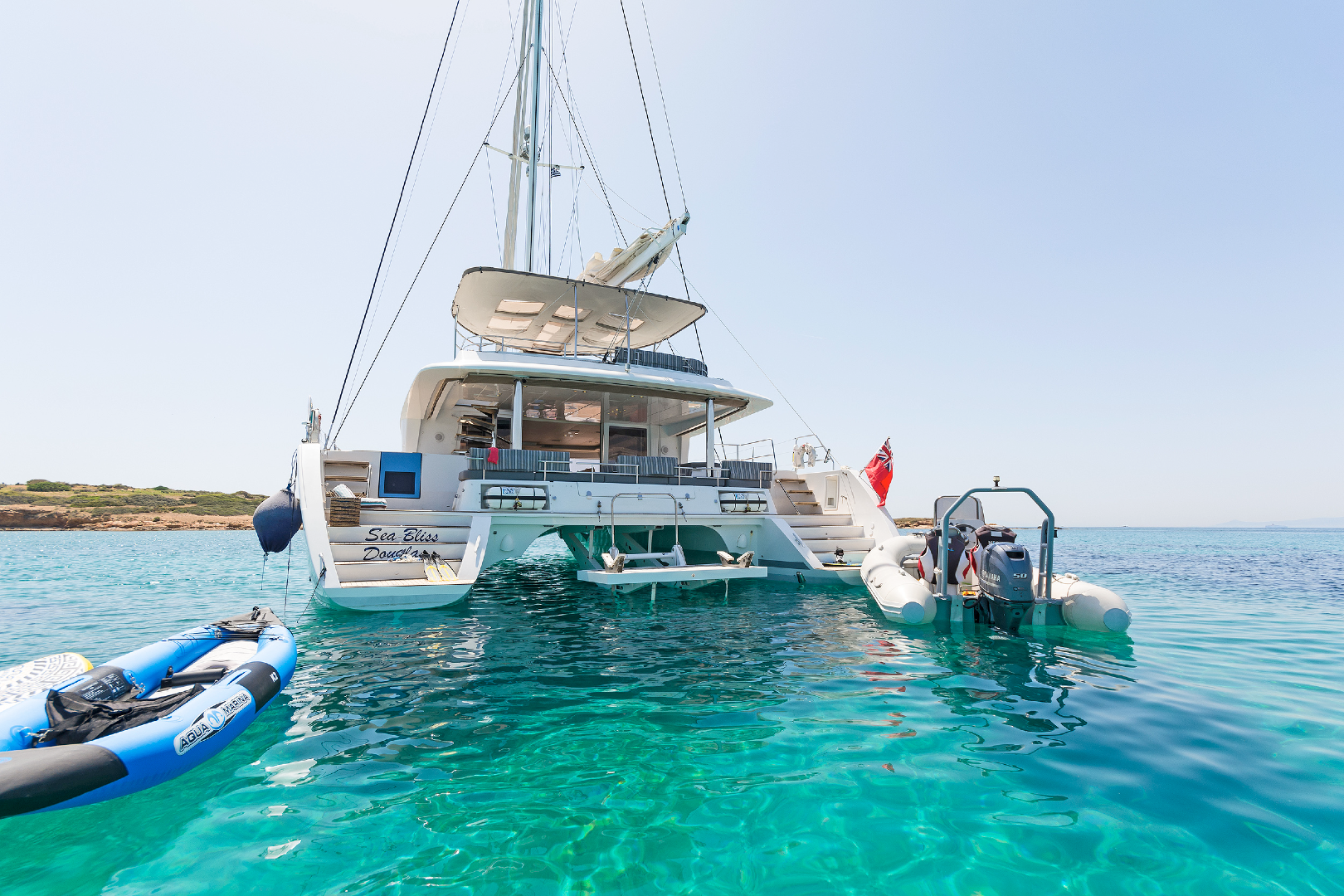 luxury-sailing-catamaran-Sea Bliss-dinghy