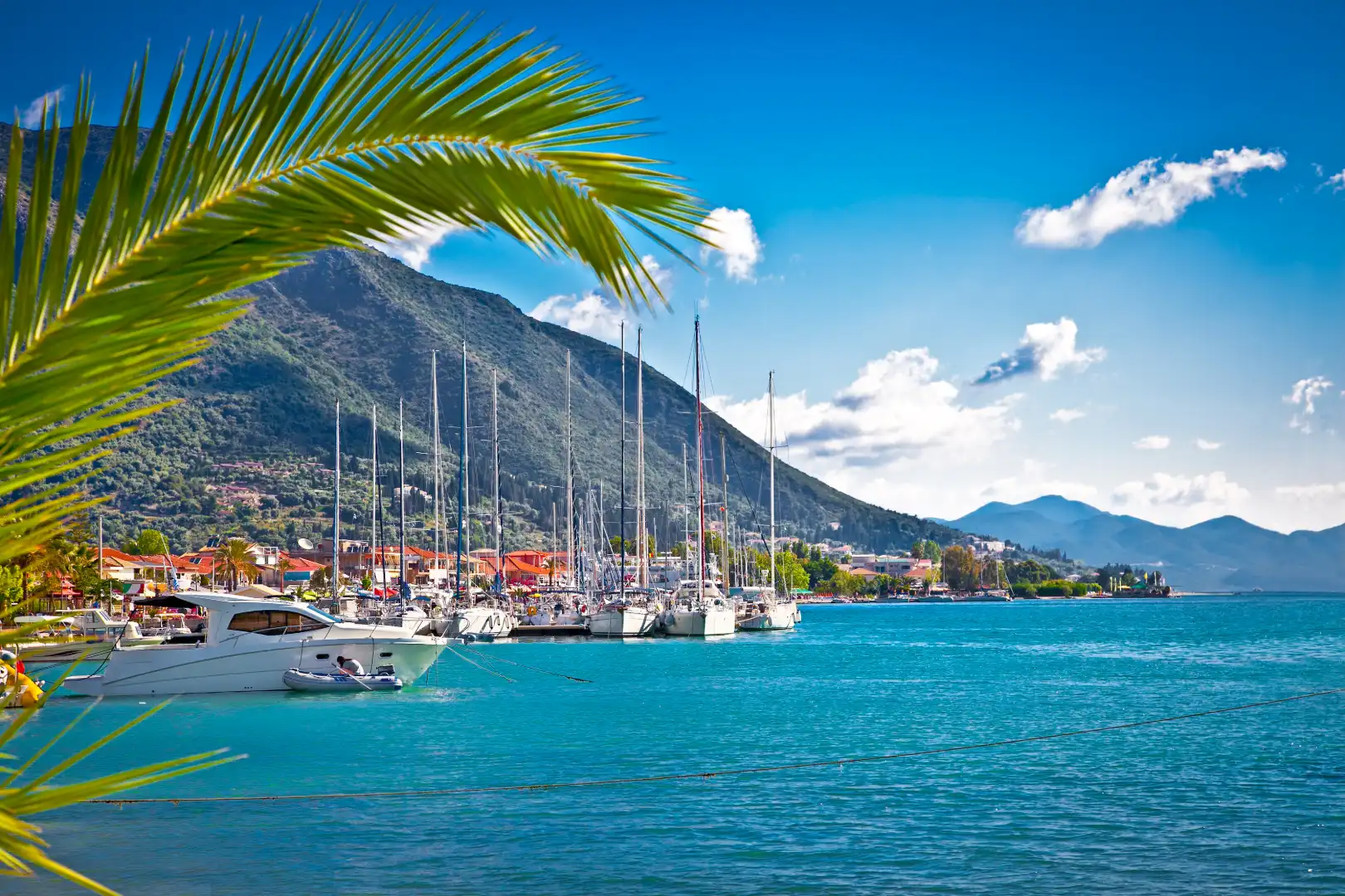 Ionia-Nydri-harbour-at-Lefkada- island-Greece